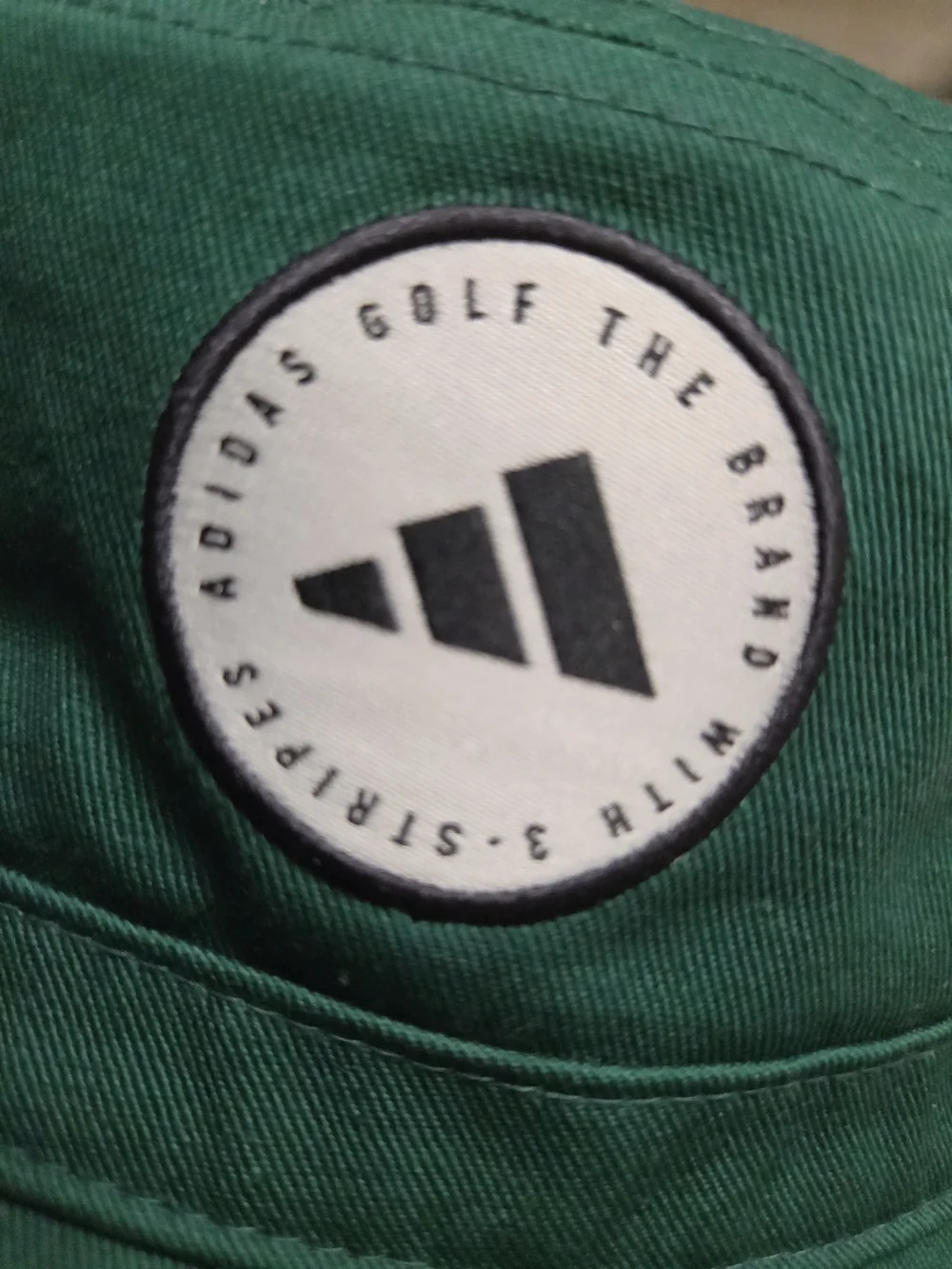 Adidas Solid  Bucket Hat with Circular Patch